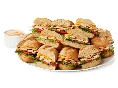 Spicy Chilled Grilled Chicken Sub Sandwich Tray
