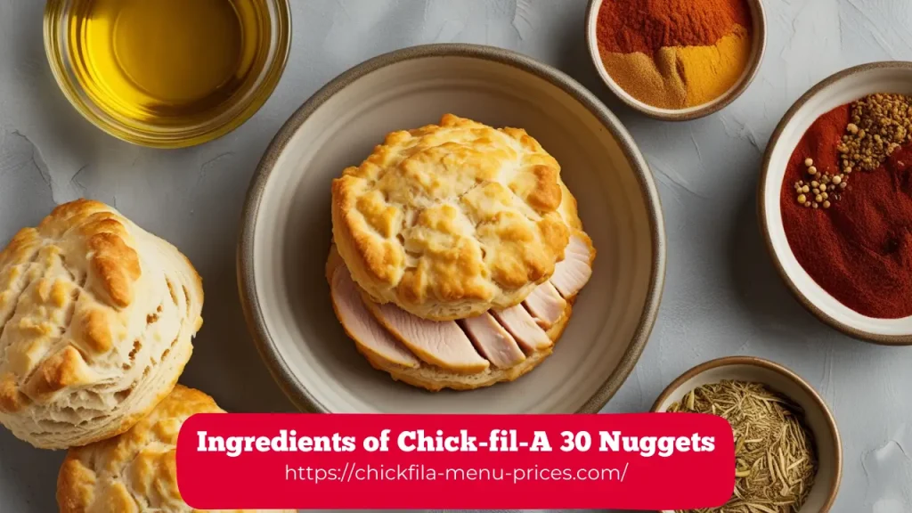 Chick-fil-A Chicken Biscuit ingredients