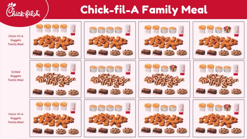 Chick-fil-A Family Meal Menu