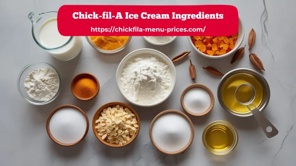 Chick-fil-A Ice Cream Ingredients