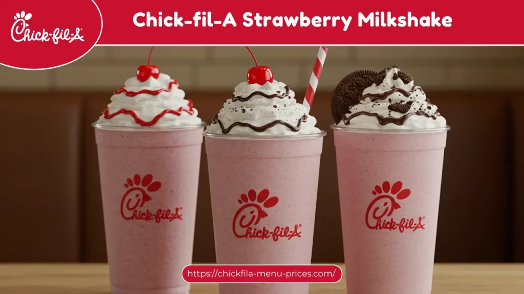 Chick-fil-A Cookies and Cream Milkshake