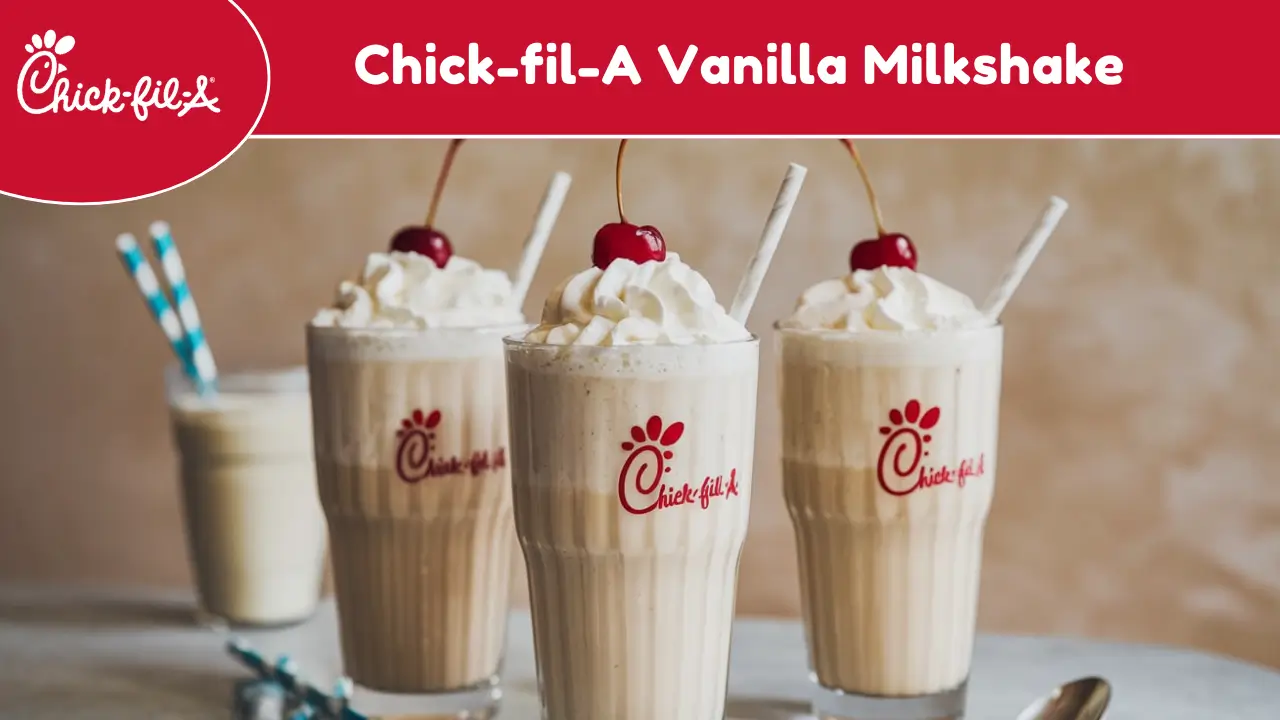Chick-fil-A Vanilla Milkshake price