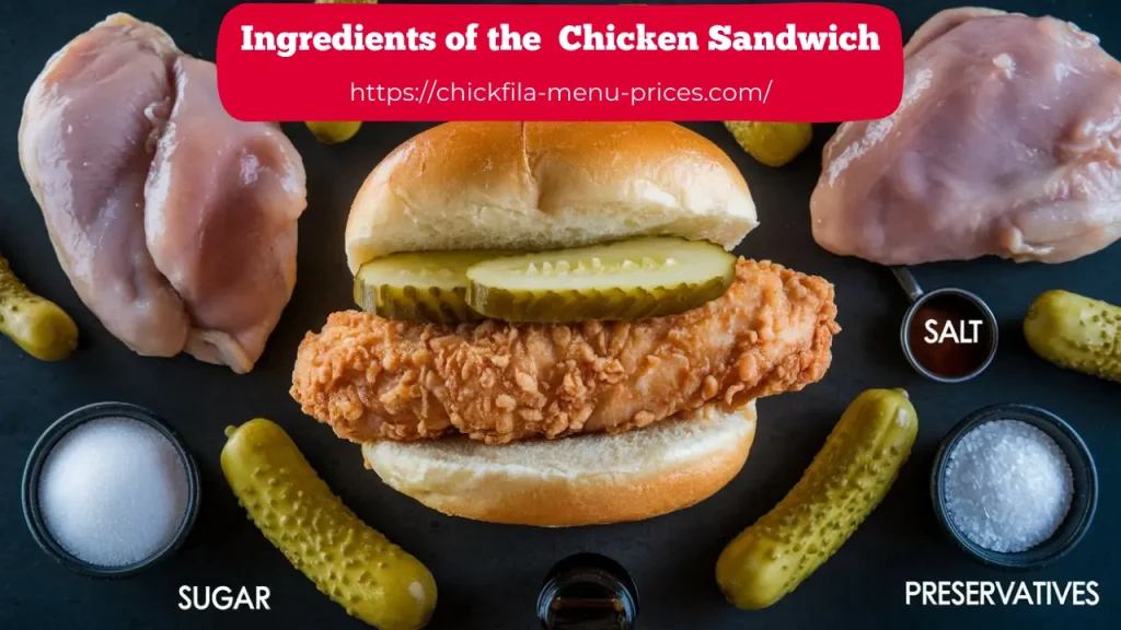Ingredients of the Chick-fil-A Chicken Sandwiches